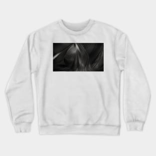 Black Steel Abstraction Crewneck Sweatshirt